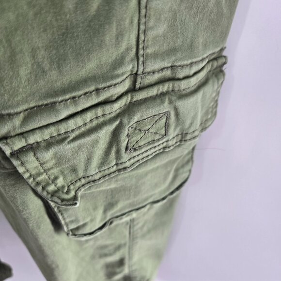 Lovegen Green Cargo Ulility Military Style Pants Size 3/27 Juniors - Picture 9 of 15